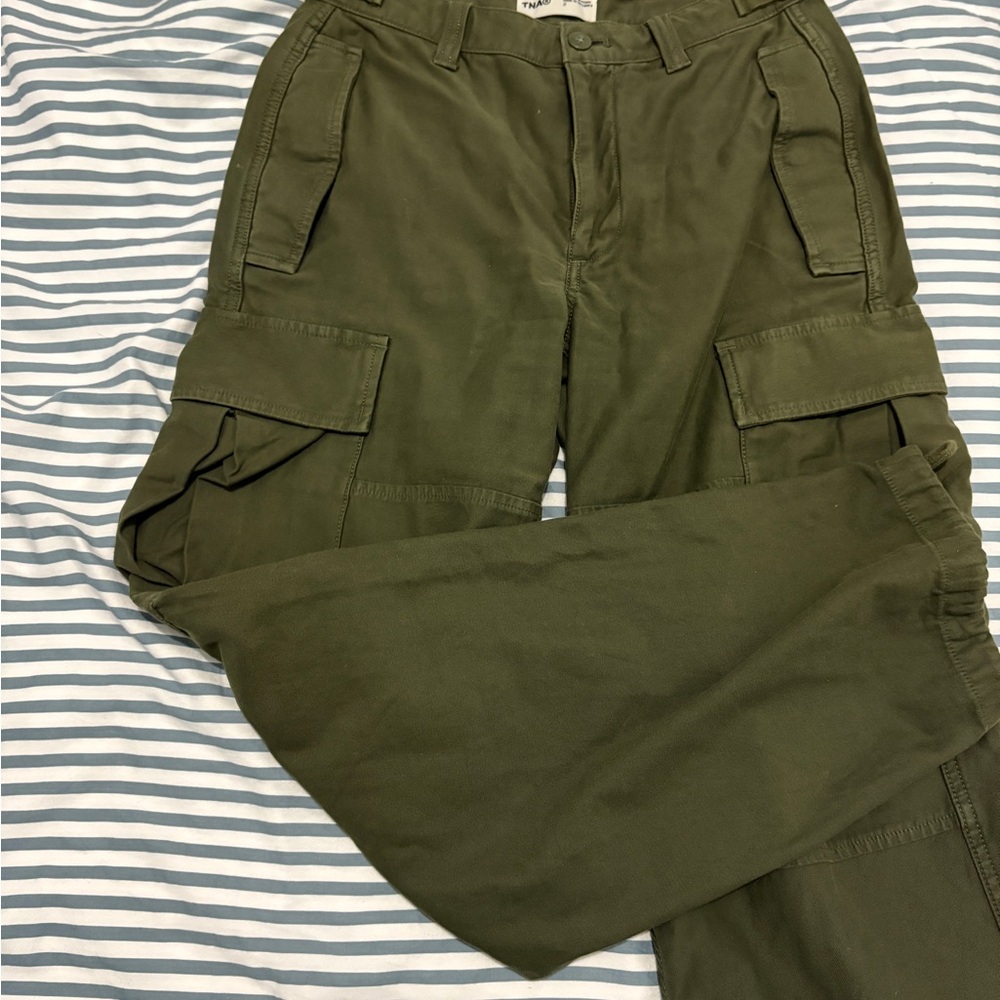 TNA Olive Cargo Pants